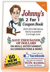 Johnny's Coupons 2013 - 2014 Coupon Book